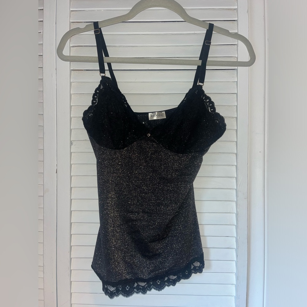 black lace cami